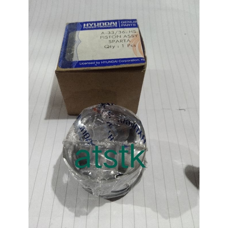 piston seher chainsaw 5800 6500 hyundai