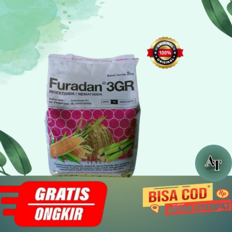 Furadan 3GR 2kg insektisida Original