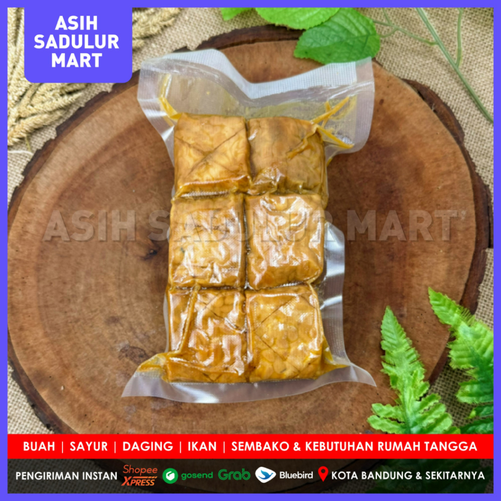 

Tahu Tempe Bumbu Kuning / Bacem 10pcs Siap Goreng Promo Sayuran Bandung