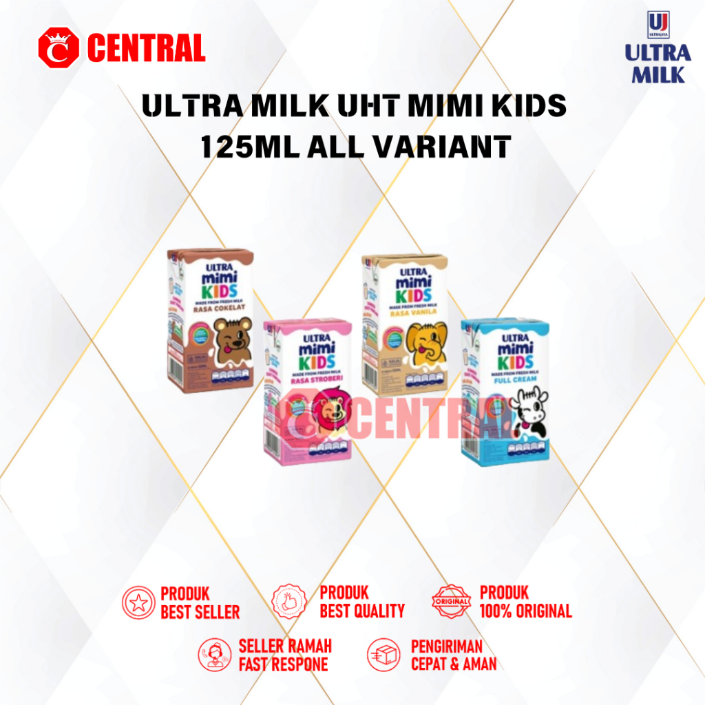 

ULTRA MILK UHT MIMI KIDS 125ML ALL VARIANT