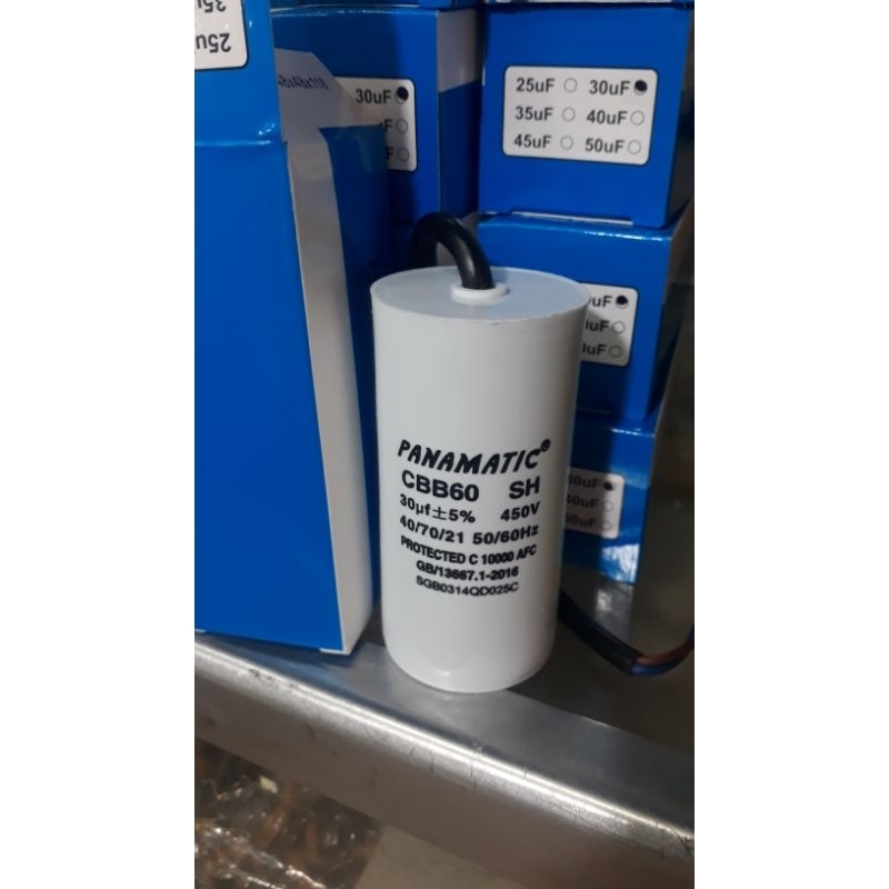 Kapasitor pompa air 30uf 450V