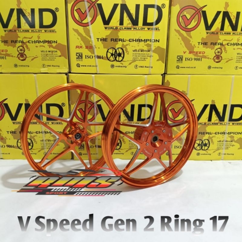 VELG VND V SPEED RING 17 140*17 160*17 VARIO 125 VARIO 150 BEAT SCOOPY GENIO VARIO 110 SPACY AEROX O