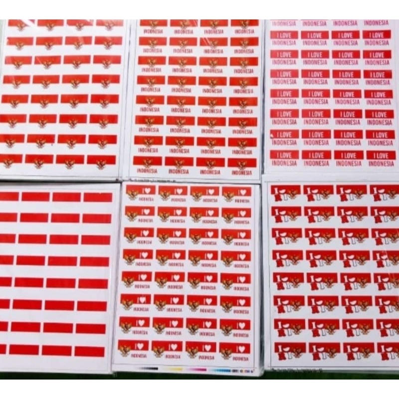 

Stiker pipi merah-putih