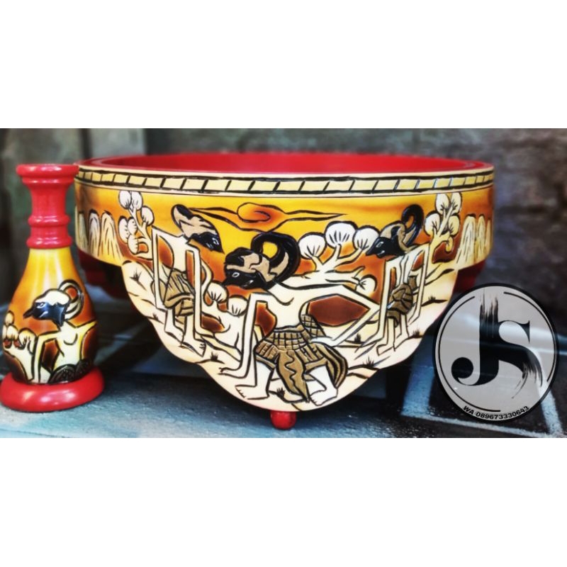 tebok LB / konin / sogon ukir wayang