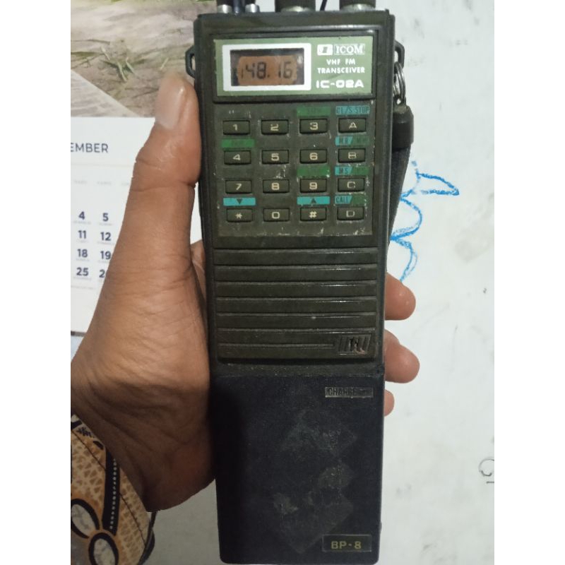HT ICOM 02A VHF JADUL SECOND