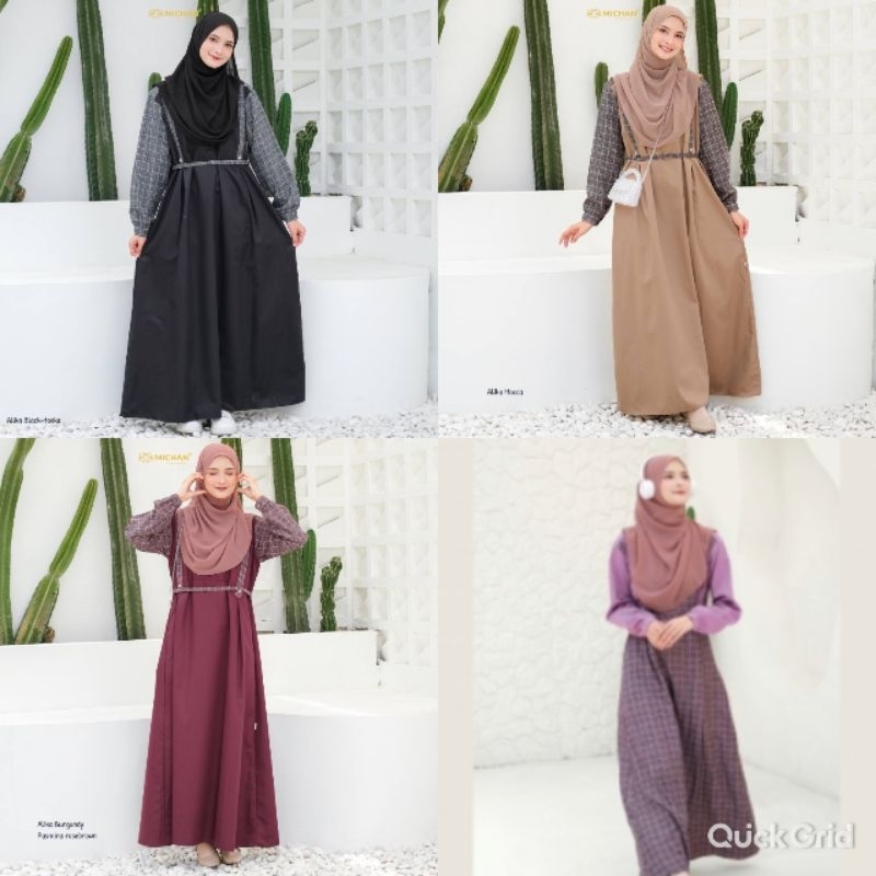 Overall motif kotak overall katun set inner overall dewasa motif kotak overall set inner overall Ali