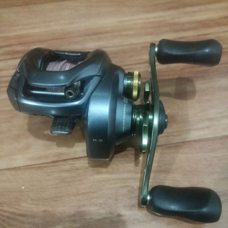Reel ril pancing bc baitcasting Shimano zing Curado DC 151 XG second bekas