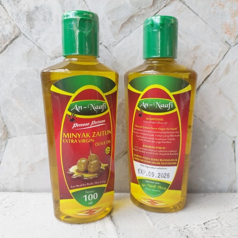 

Minyak Zaitun Extra Virgin Olive Oil ANF An Naafi 100 ml