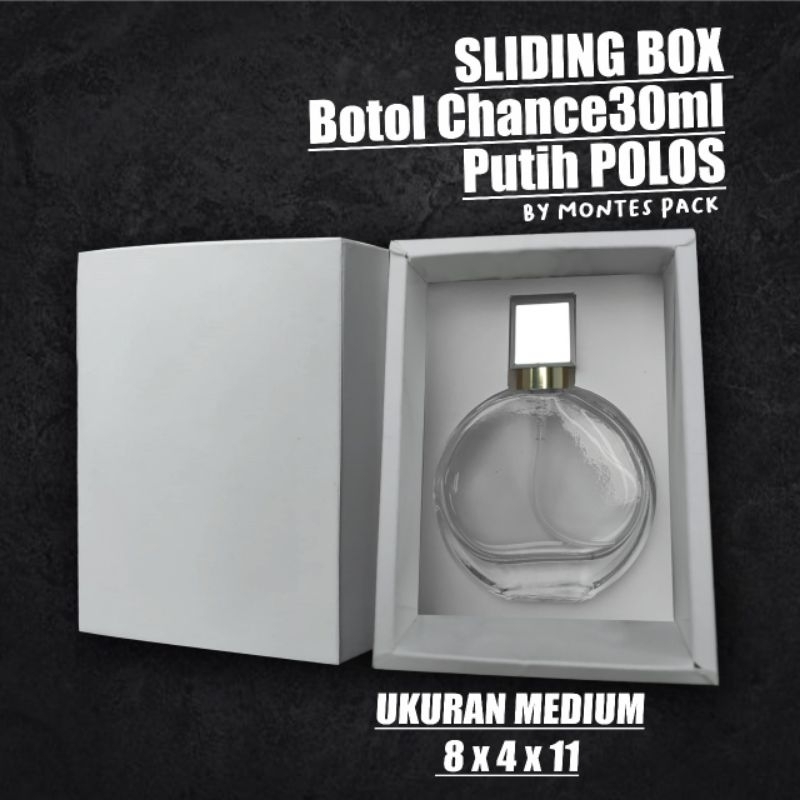 

Sliding Box Botol Chance 30ml / SLIDE BOX botol chance 30ml / Polosan