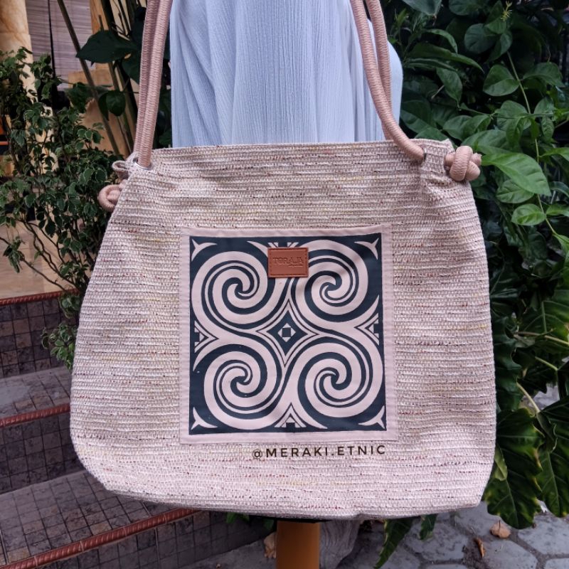 Tas Pantai Jumbo Toraja Totebag Tali Simpul Tas Tote