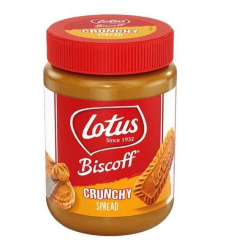 

Lotus Biscoff Spread Crunchy selai isi 380 gram