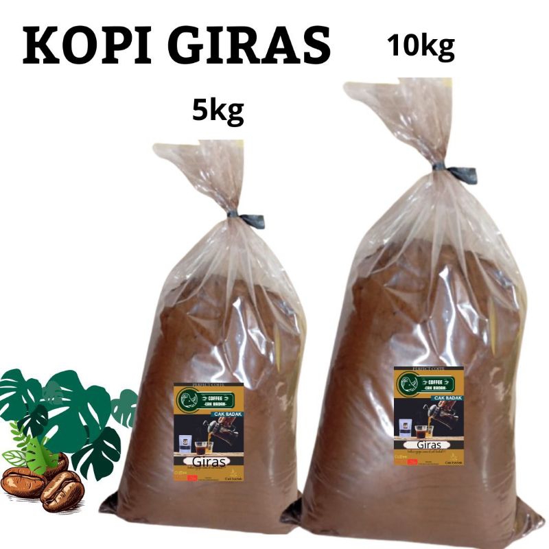 

(Grosir)Kopi Bubuk GIRAS isi 10 kg Asli Rasa nikmat,harga murah