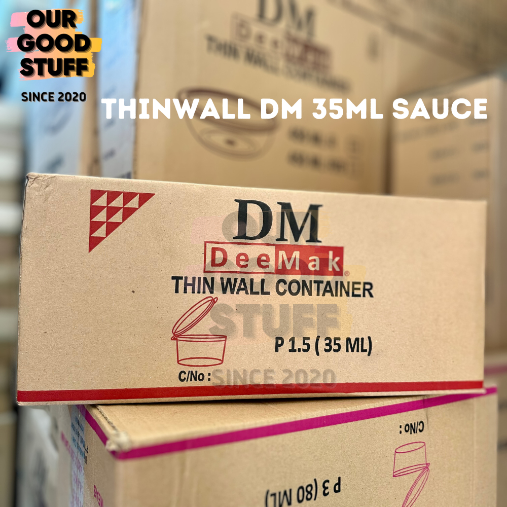 Thinwall Dm Auce Cup 35Ml Tempat Ao Plati 35Ml Cup Ambal 35Ml Au Container 35Ml Au Cup 35Ml Thinwall