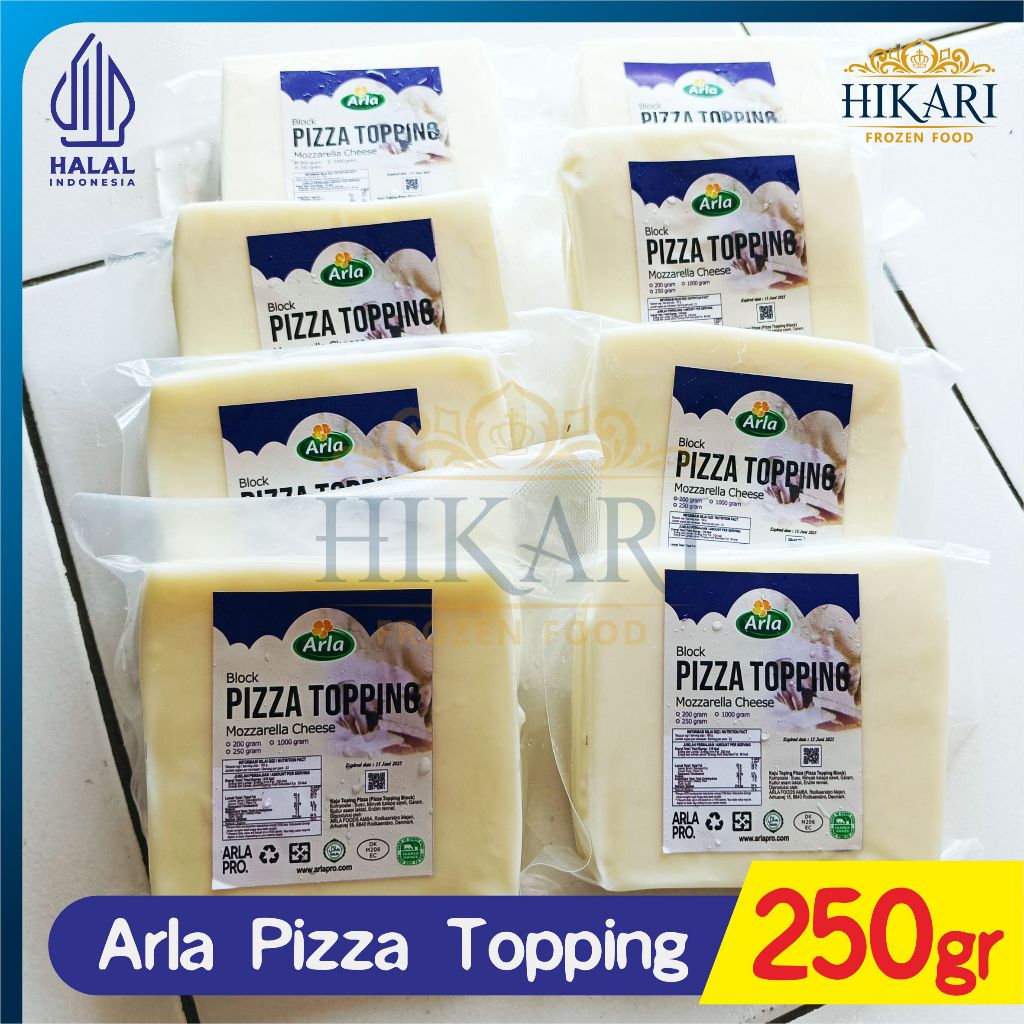 

Keju Mozzarella Arla Pizza Topping - Mozzarella Chesse 250gr - Halal New EXP