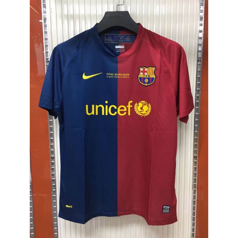 JERSEY BOLA RETRO BARCELONA FINAL ROMA 2009 JERSEY BOLA RETRO VINTAGE