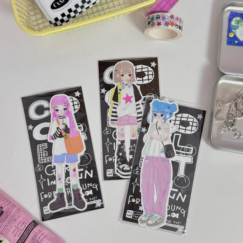 

Summer Tapes - Coolest Girl in Town Seal Sticker / Sticker Flakes