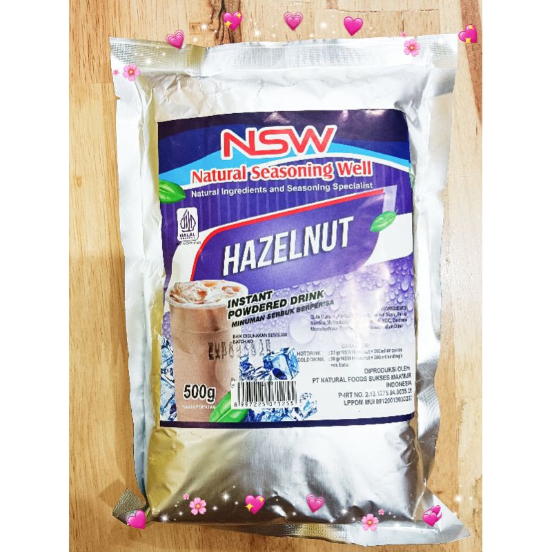 

NSW SERBUK MINUMAN RASA HAZELNUT 500GR/INSTANT POWDER DRINK