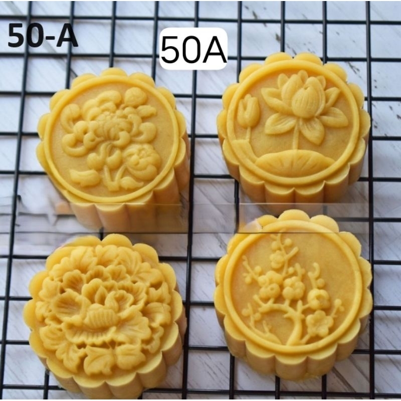 cetakan mooncake 50 gr / cetakan kue bulan