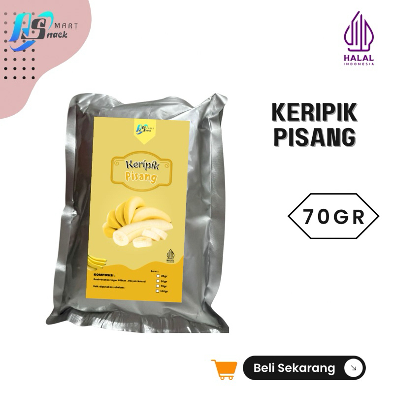 

ASMART KERIPIK BUAH 70gr NANGKA\SALAK\NANAS\PISANG OLEH-OLEH KERIPIK MALANG