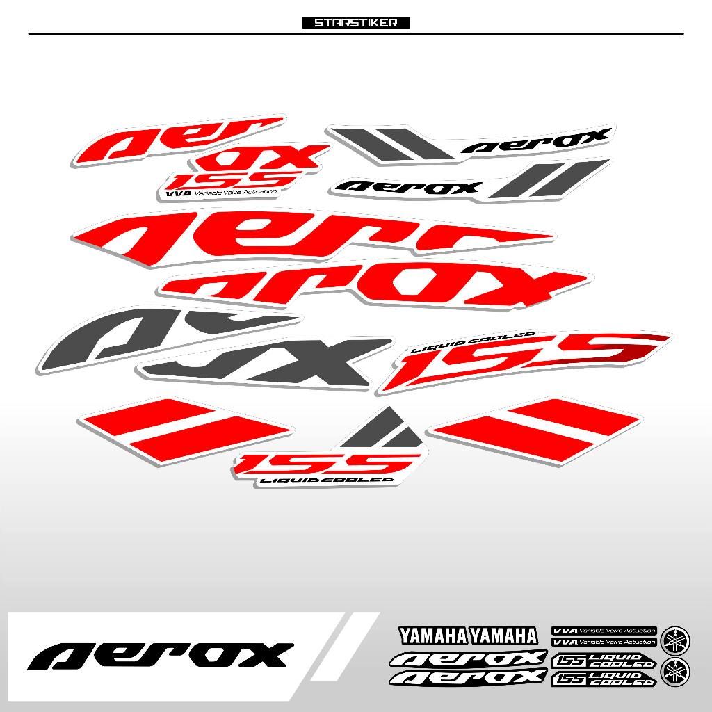 (6) / STRIPING AEROX 155 / NEW / STIKER AEROX 155 CONNECTED / STICKER AEROX 155 CONNECTED / SETIKER 
