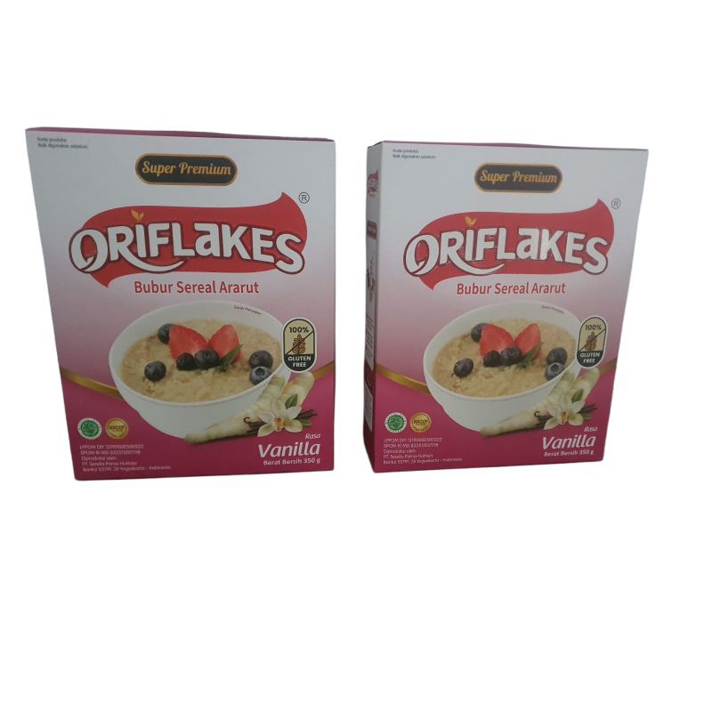 

NG ORIFLAKES SEREAL UMBI GARUT 350 GR VANILA MEREDAKAN MAAG GERD