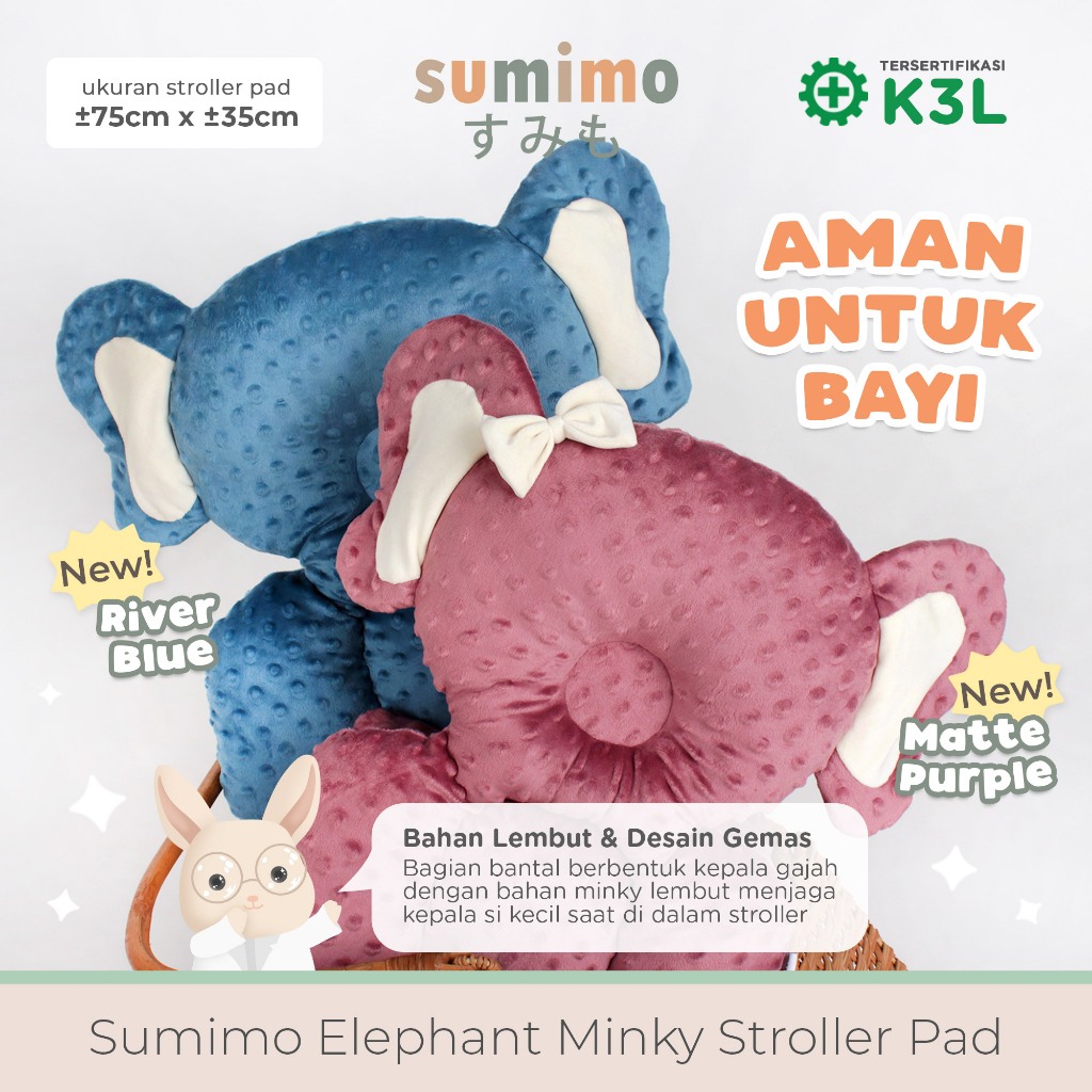 Sumimo - Stroller Pad || Alas Stroller Bayi /  Alas Car Seat Bouncer Alas Kursi Makan Bayi