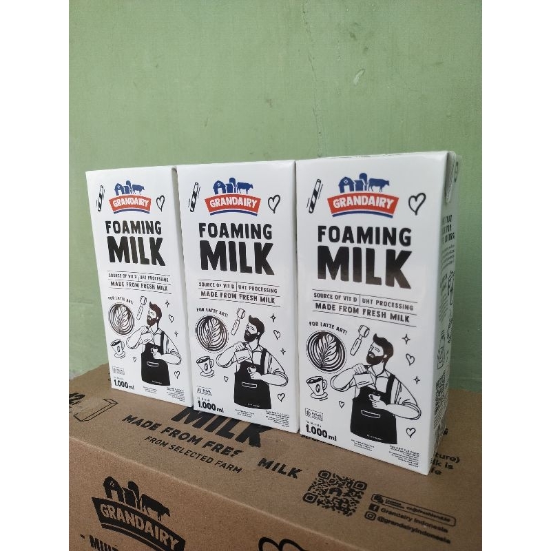 

Grandairy Foaming Milk 1 Liter Carton 12x 1 Liter Spx Instan