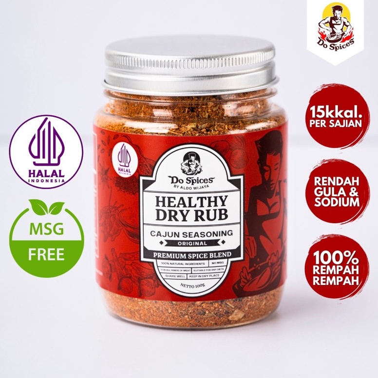 

Elegant Dospices Healthy Dry Rub Bumbu Marinasi Rendah Kalori Cajun seasoning