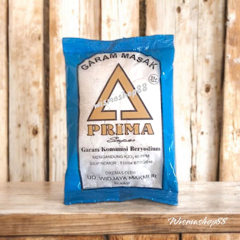 

GARAM PRIMA SUPER KEMASAN 150 GRAM / GARAM MASAK BERYODIUM / BUMBU DAPUR