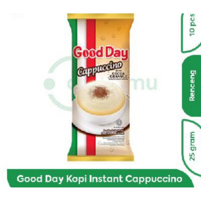 

Good day capucino rentenganisi 10 pcs 25 gram