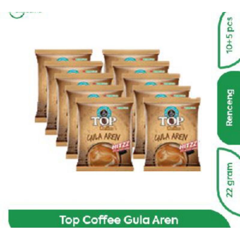 

Top kopi gula aren rentengan isi 15 pcs 22 gram