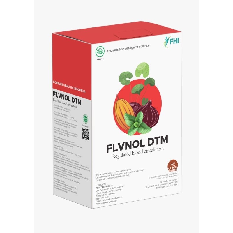

COKLAT FLAVNOL DTM/COCOA DTM,ISI 30 SACHET