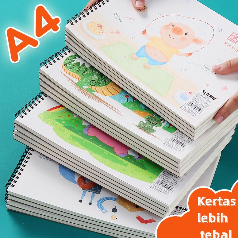 

Kepoin aja WaterColor Book Kertas Buku Lukis 35 Lembar Buku Gambar Desain Melukis Water Colour Paper Cat Air Tebal 1gsm Lukis