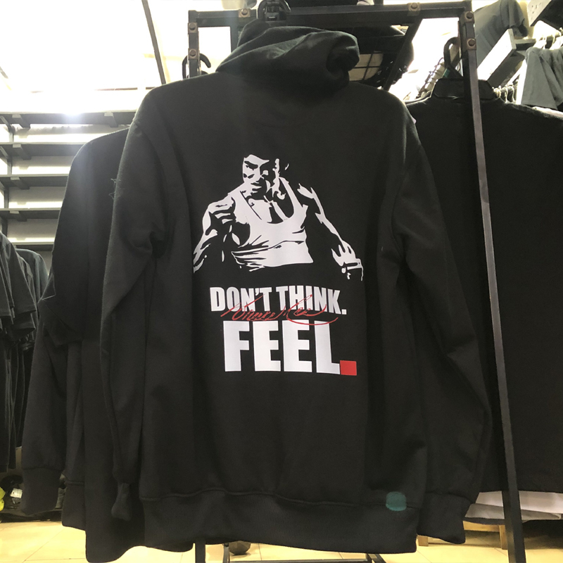 Hoodie Bruce Lee Hoodie Bahan Cotton Fleece | Jumper & Zipper Ready Stock