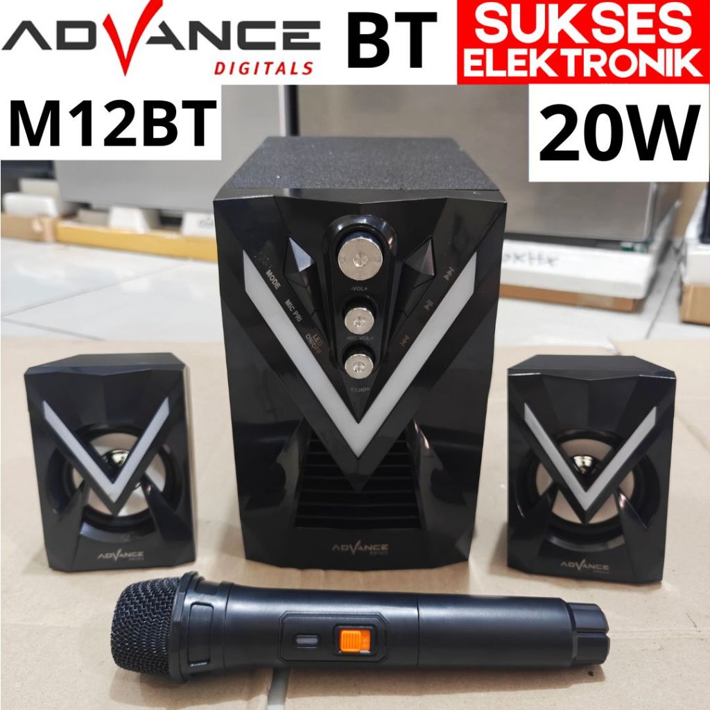 SPEAKER ADVANCE M-12BT BLUETOOTH MP3 MULTIMEDIA SALON AKTIF