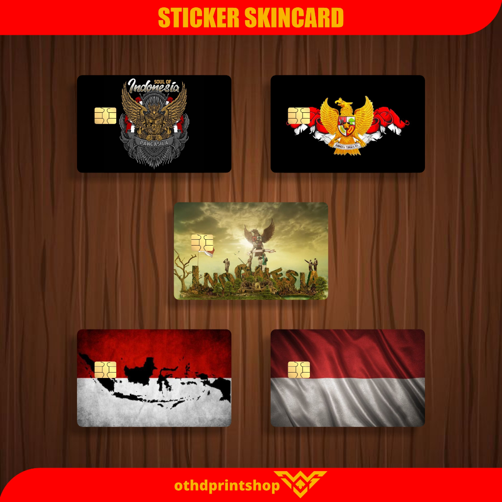 

Stiker Skin Kartu Atm Tema Indonesia Special Edition | othdart