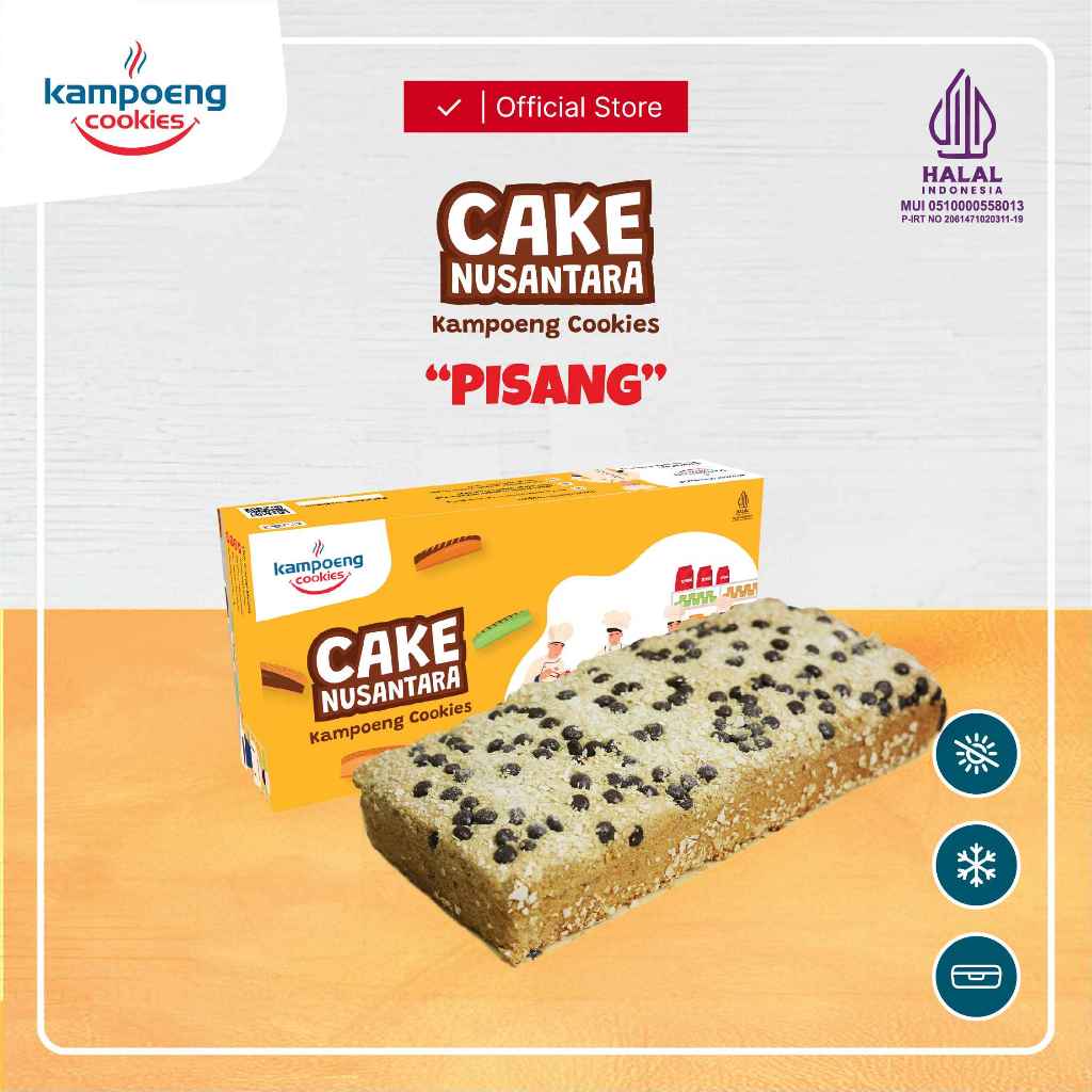 

Bolu Pisang Premium Kampoeng Cookies Berat 500 gr