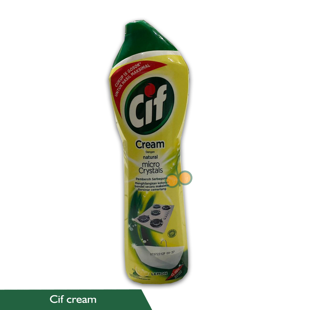 Cif Cream Pembersih Serbaguna stainless Original / lemon 660Ml