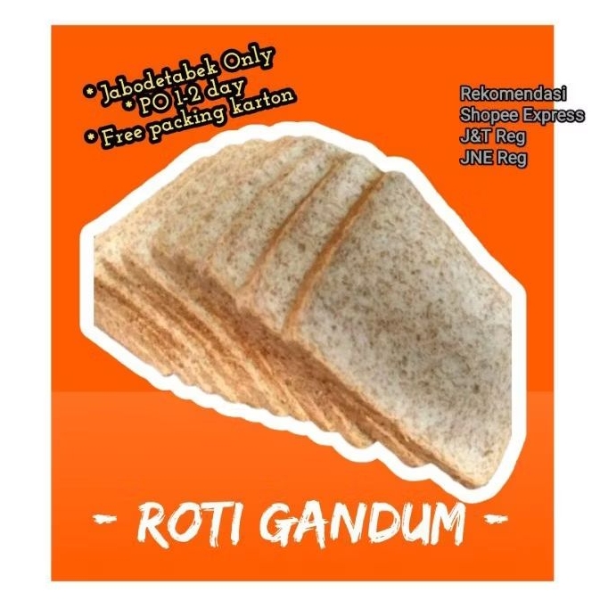 

Roti Gandum Tawar Termurah Isi 10 Slice