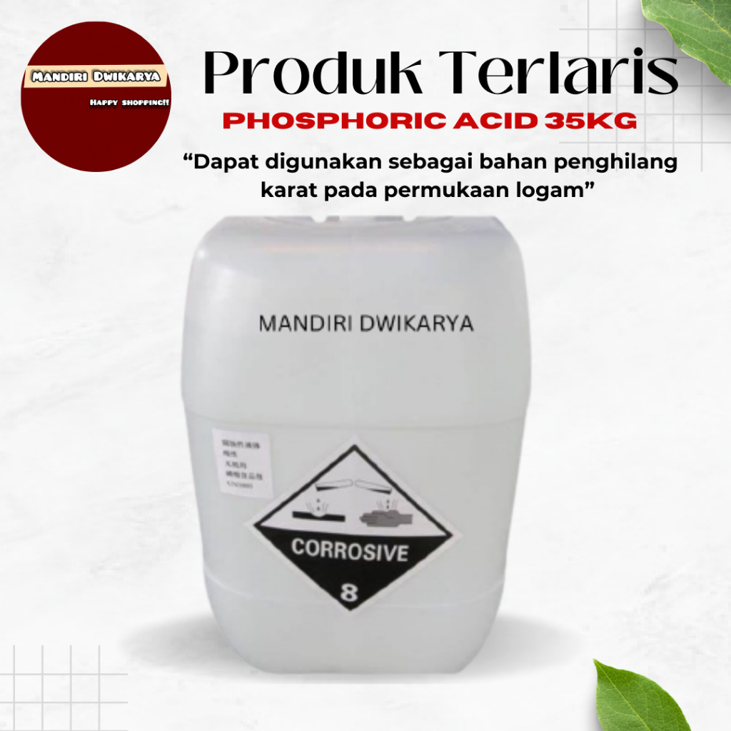 Asam Fosfat / H3PO4 / Phosphoric Acid 85% 35 Kg