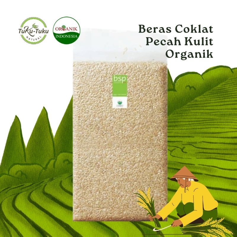 

BERAS PECAH KULIT/BROWN RICE ORGANIK 1KG