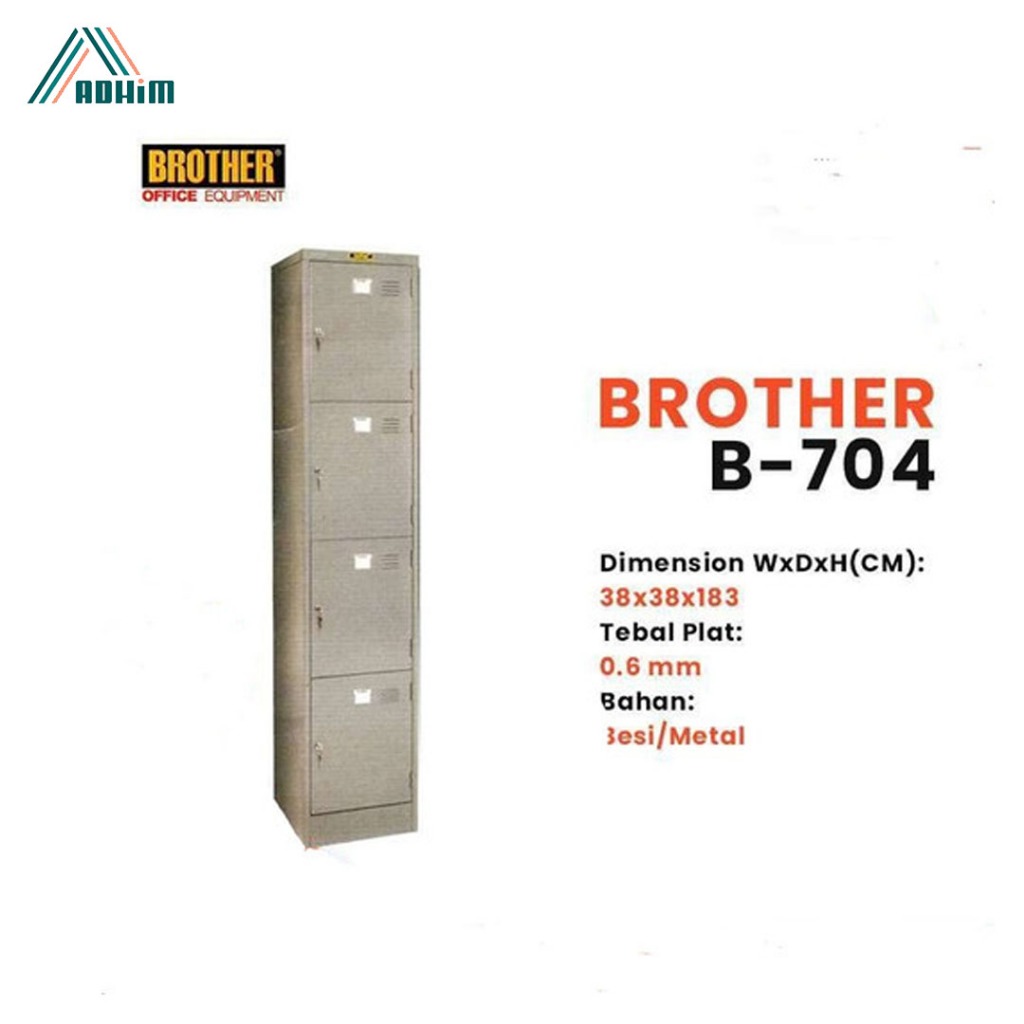 Brother B-704 Locker 4 Pintu