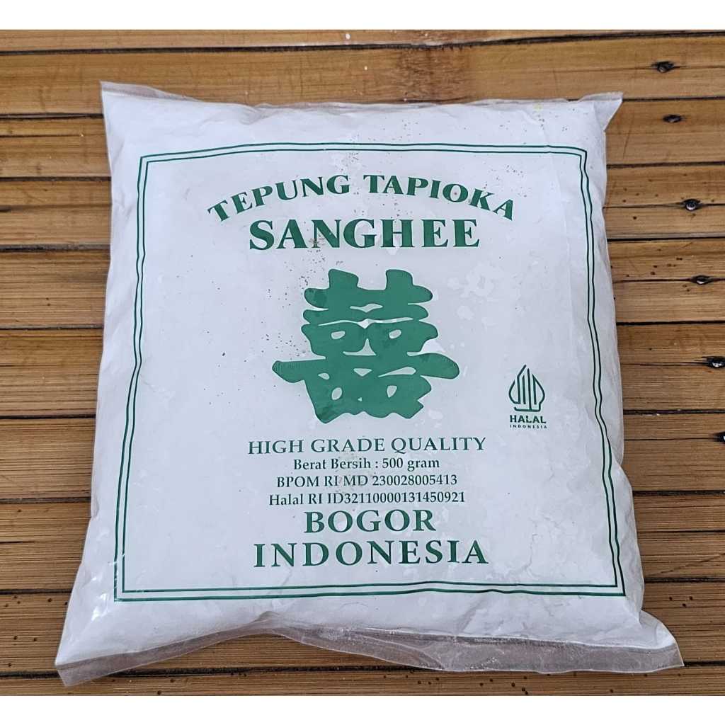 

Tepung Tapioka Sanghee 500gr merk Bungkus Hijau.