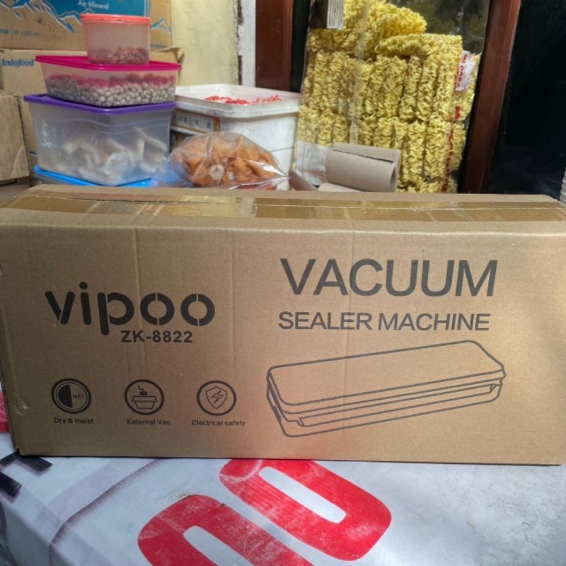 vipoo vacuum sealer makanan free 10pcs plastik vacuum