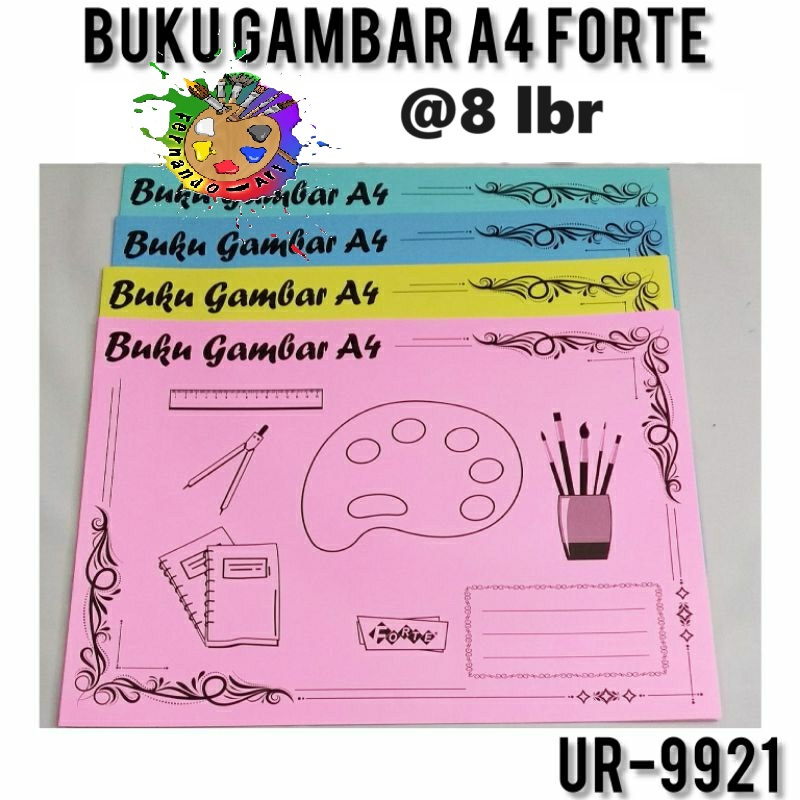 

Buku Gambar / Buku Mewarnai / Buku Gambar Murah A4 FORTE