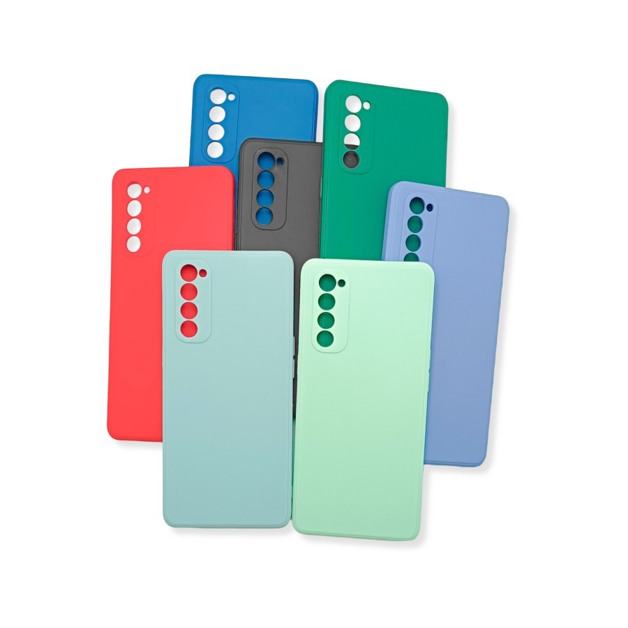 Softcase Vogue Oppo Reno 4 Pro Silicon Case Warna Casing Anti Noda