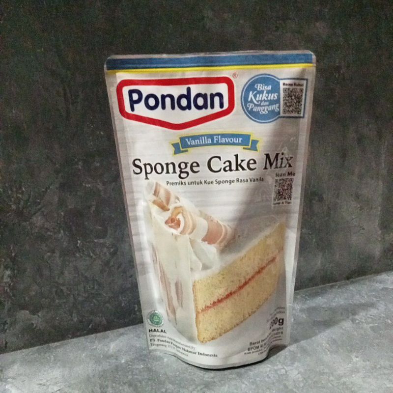 

Pondan Sponge cake vanilla 200gr