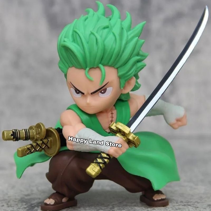Action Figure One Piece Anime Roronoa Zoro Statue Collection