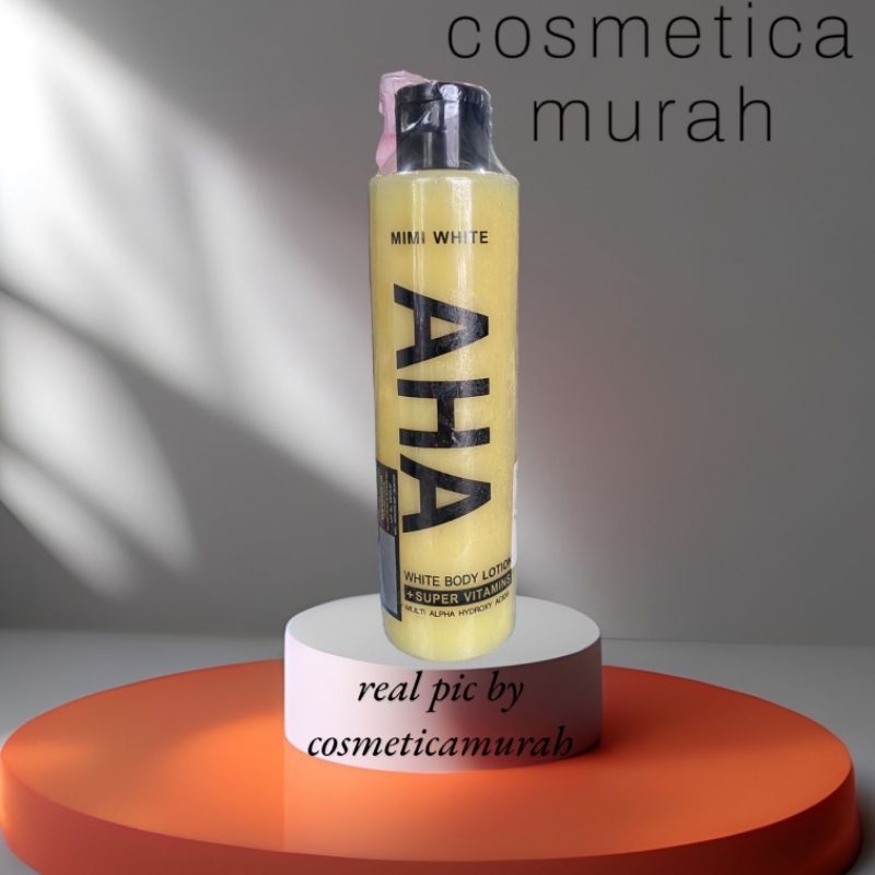 [ MIMI WHITE LOTION 200 ML ] MIMI WHITE AHA LOTION 200 ML BESAR ORIGINAL