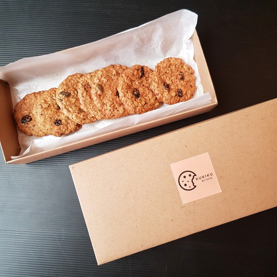 

10 pcs dus kotak cookies box packaging hampers kue bolu ukuran 27 x 12 x 5 cm coklat polos